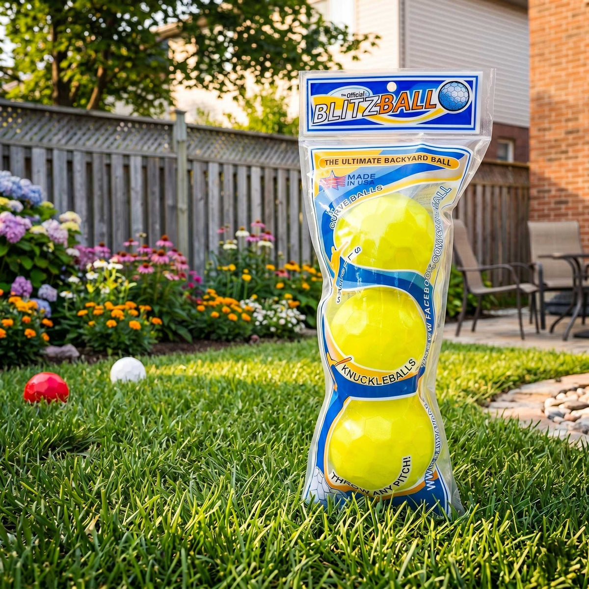 Blitzball 3-Ball Pack | Backyard Baseball Fun & Training