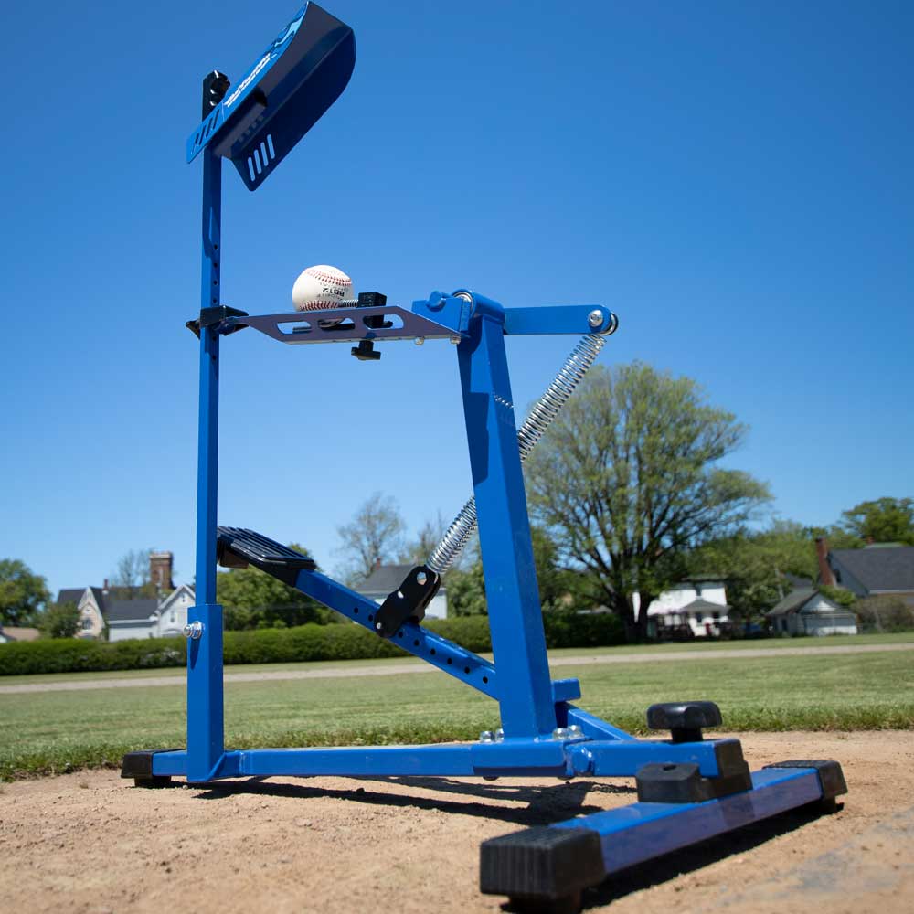 Kids Blue Flame pitching machine - slightly used all parts included