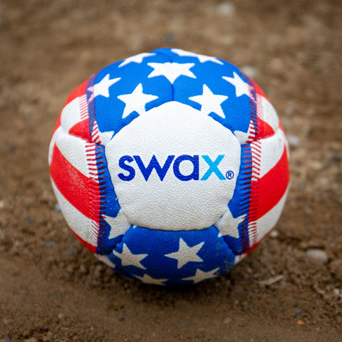 Stars & Stripes Swax Baseball for Ultimate Training | GameMaster