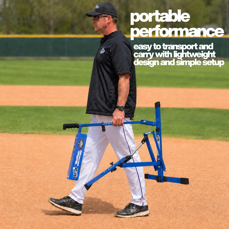 Louisville Slugger Blue Flame Pitching Machine — Manual, No