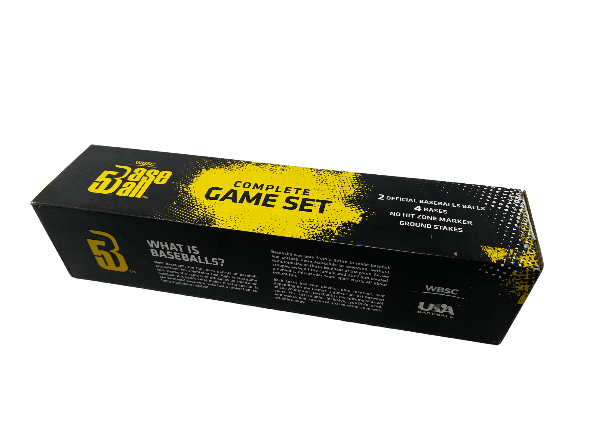 Baseball5 Game Kit contents including rubber game balls and base markers for street play