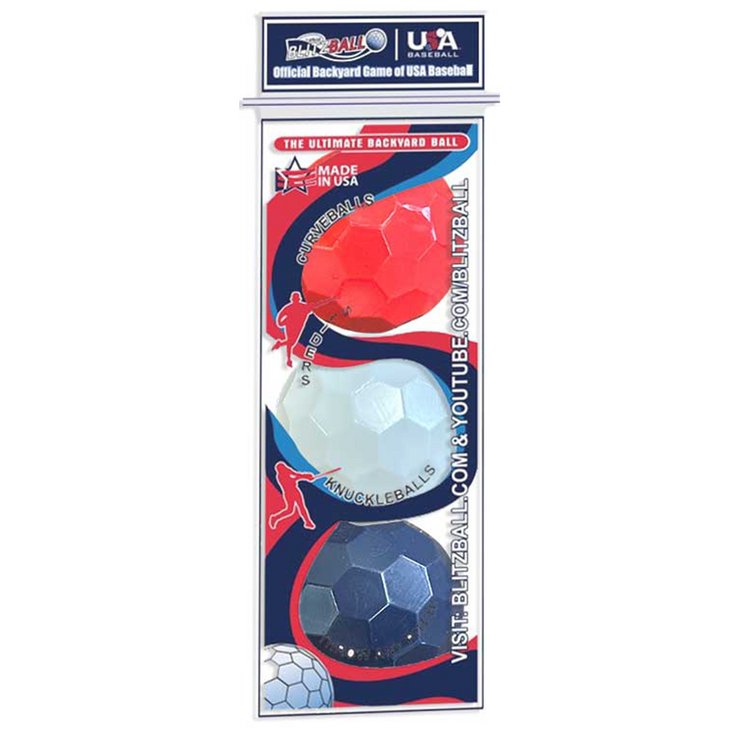 USA Baseball - Blitzball 3-Pack