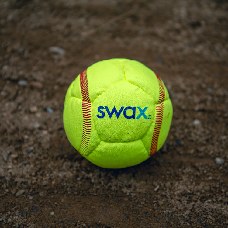 Swax Training Softball Yellow | Weighted Soft Training Ball for