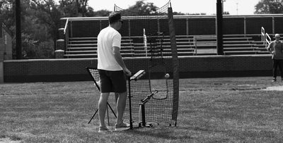 Louisville Slugger Blue Flame Portable Pitching Machine – Gamemaster  Athletic LLC / Louisville Slugger Training Aids