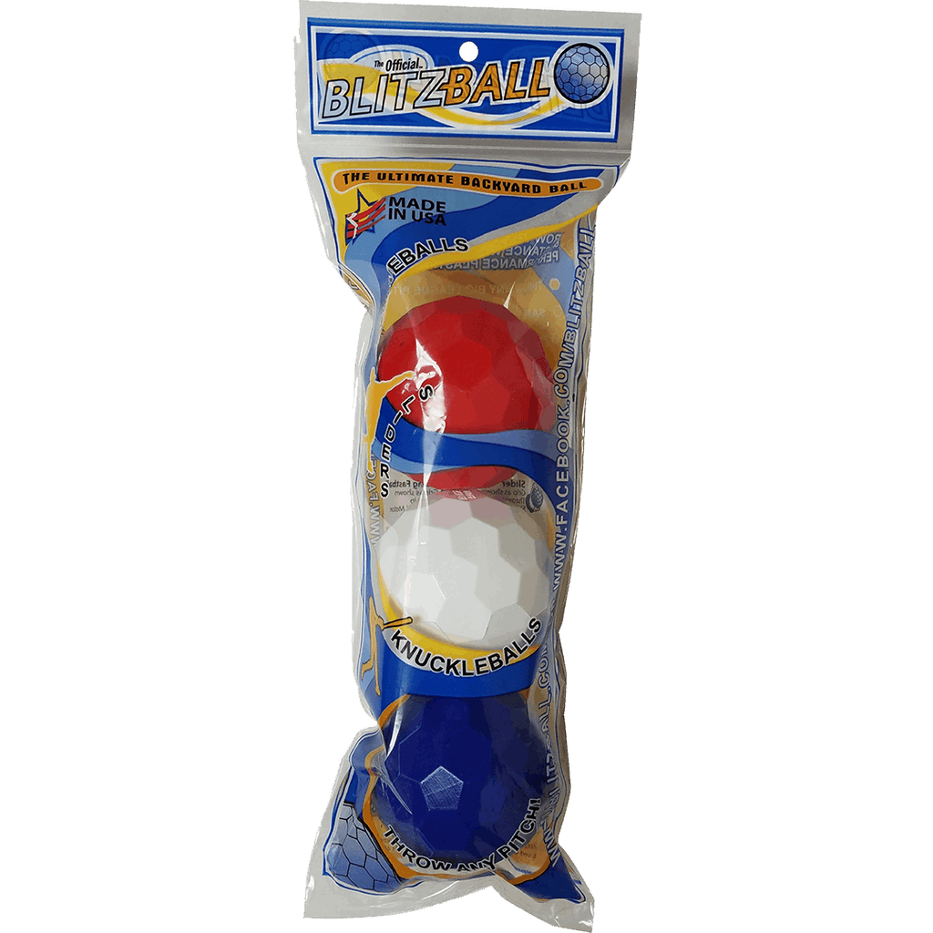 [G-RAPシールド] JACK BALL - Young Trends... Blitzball Red-White-Blue 3-Pack for Backyard Fun | GameMaster