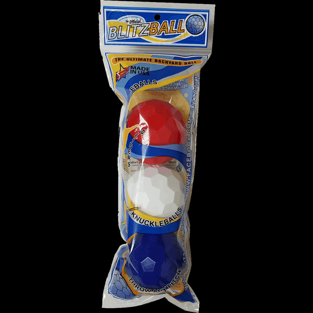 Blitzball Red-White-Blue 3-Pack for Backyard Fun | GameMaster