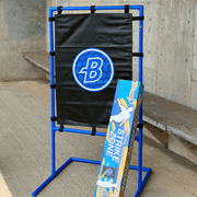 Blitzball StrikeZone Target Set with Blue Frame and Adjustable Net for Target Practice