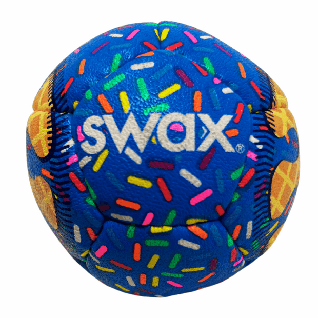 Blue Sprinkle Swax Training Ball | Fun Weighted Baseball Training