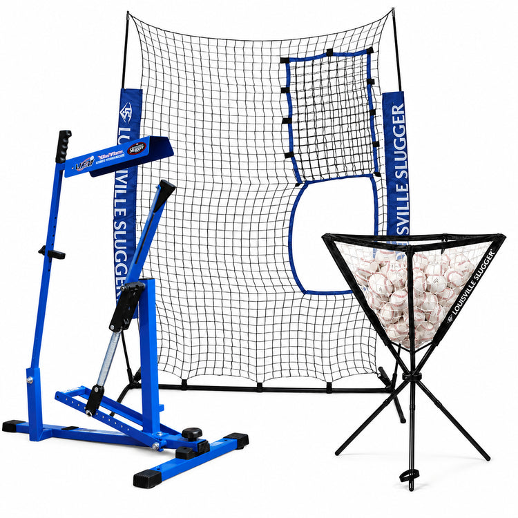 Blue Flame Training Bundle – Machine, Net, Caddy – GameMaster