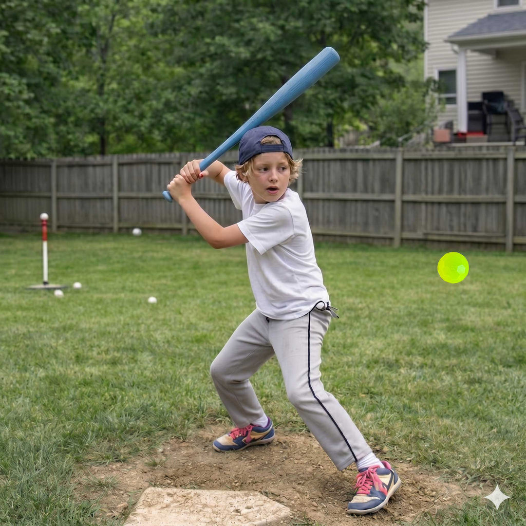 Blitzball Bat and Ball Set | Curve Ball Backyard Baseball