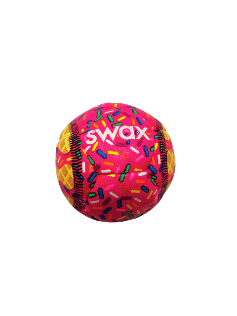 Pink Sprinkle SWAX training ball designed for skill development and fun practices
