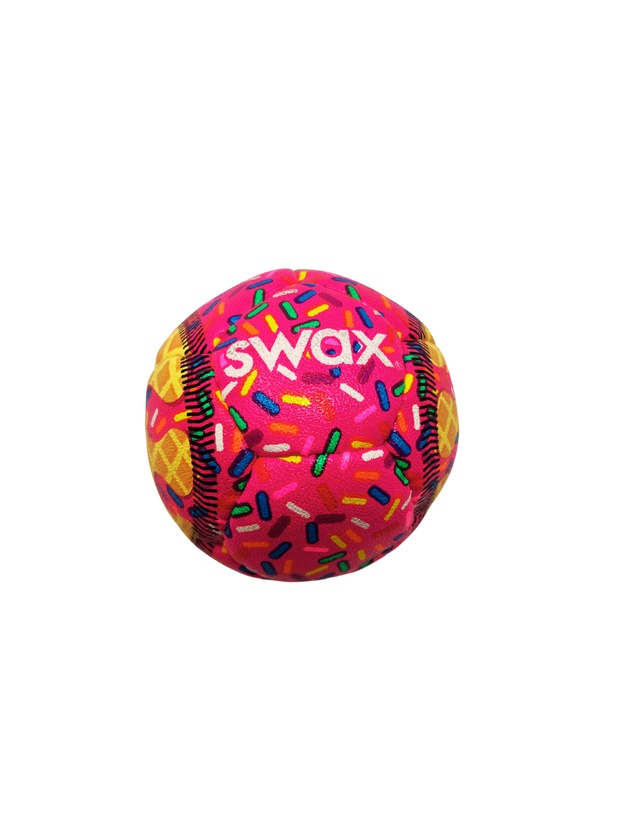 Pink Sprinkle SWAX training ball designed for skill development and fun practices