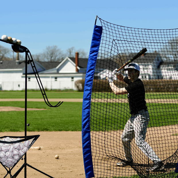 Louisville Slugger Soft-Toss Ball Caddy Flex Net Bundle