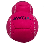 Two Pink Swax training softballs designed for effective practice and skill development