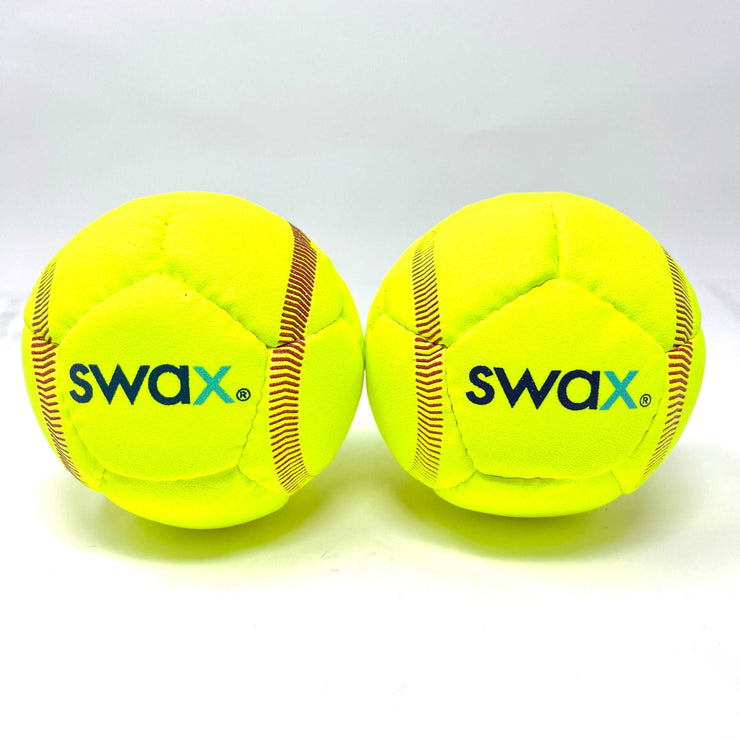 Swax Training Softball - Yellow designed for safe indoor practice and skill development