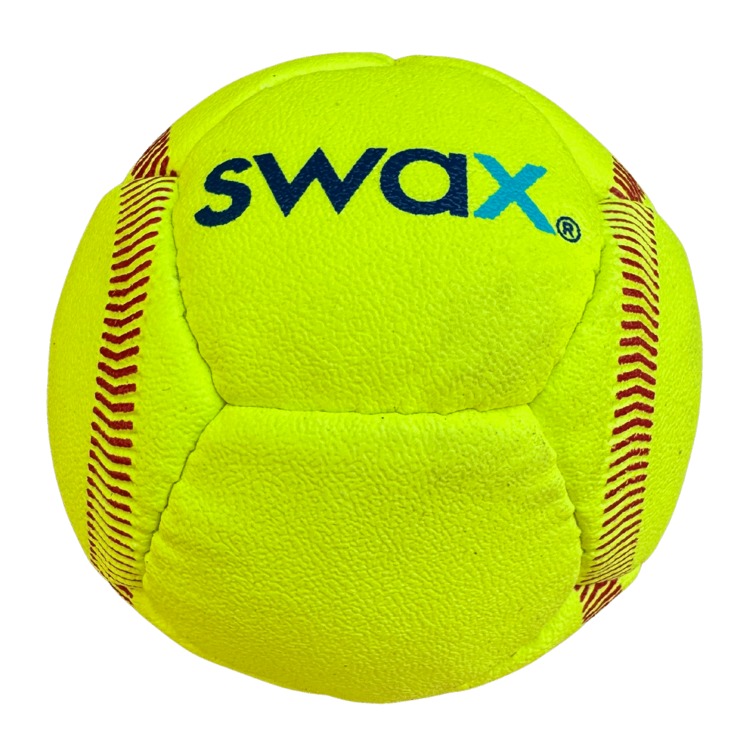 Swax Training Softball Yellow | Weighted Soft Training Ball for