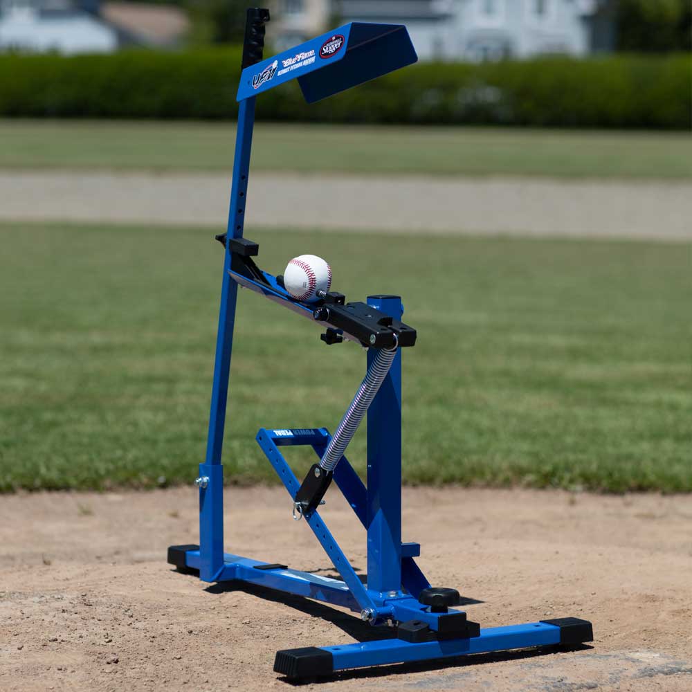 Louisville Slugger Blue Flame Baseball and Softball Pitching Machine