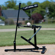 Louisville Slugger Black Flame pitching machine designed for efficient baseball training and practice