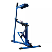 Louisville Slugger Blue Flame training bundle featuring an adjustable pitch machine for practice drills