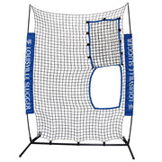 Louisville Slugger Blue Flame training bundle featuring a durable hitting net for effective practice