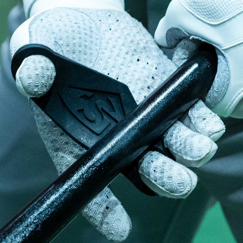 Black Louisville Slugger Power Grip bat grip on a baseball bat, enhancing player&